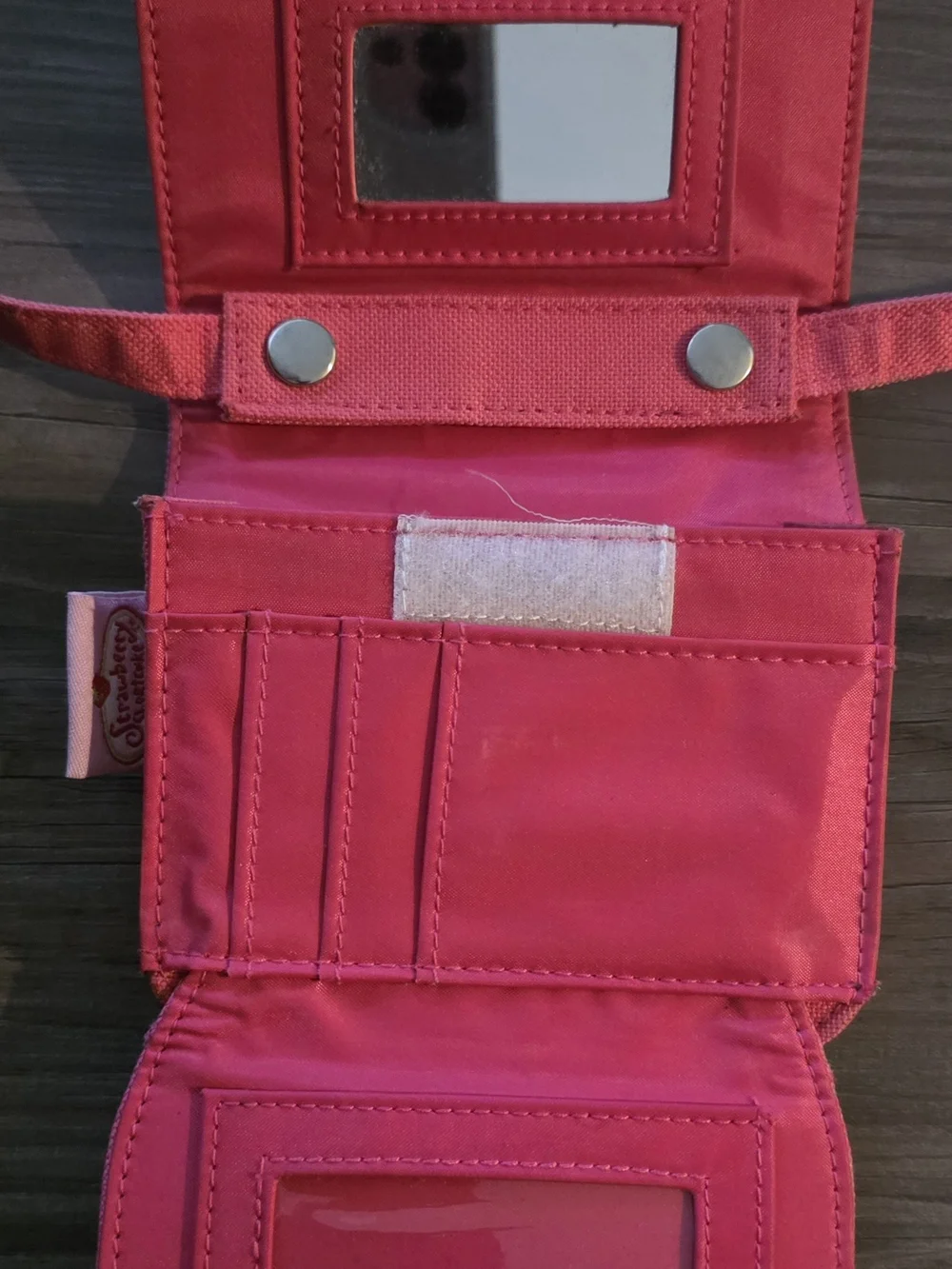 Vintage Strawberry Shortcake Crossbody Purse Wallet Mini Bag Y2k